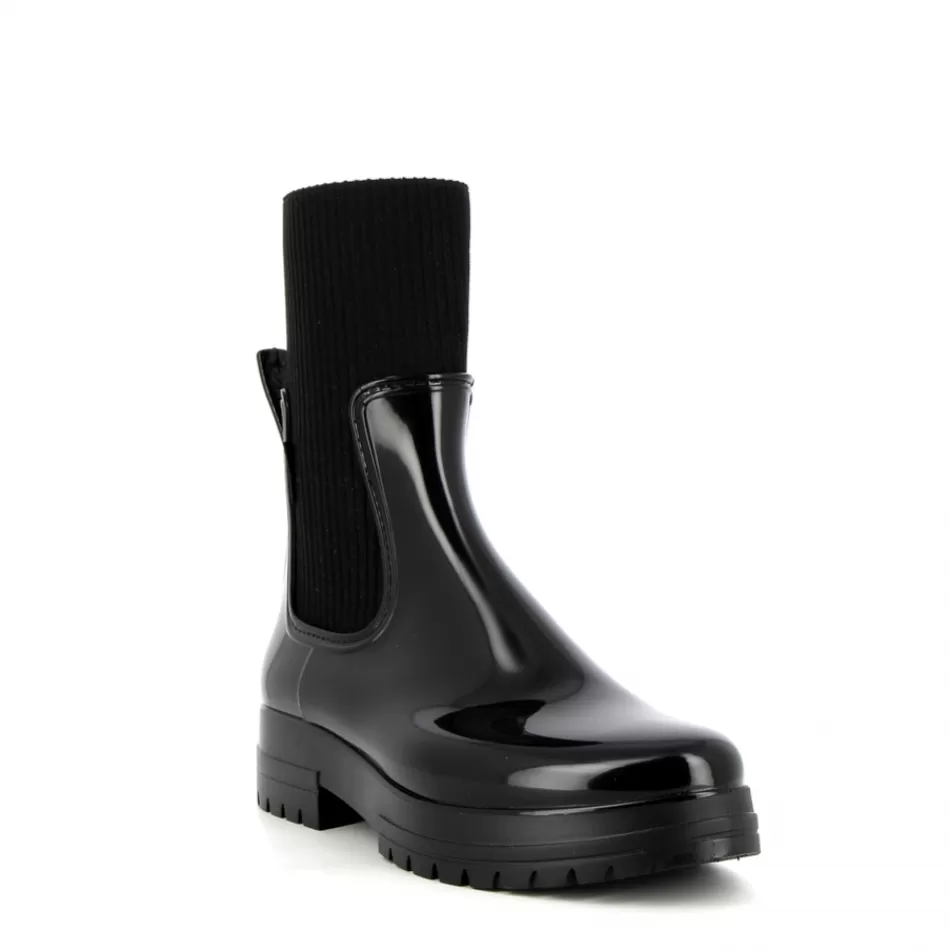 Fashion Méduse Bottines femme Jaloux Noir/Noir Meduse JalouxNoir/Noir