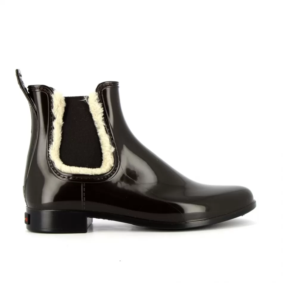 Flash Sale Méduse Bottines femme Japlama Marron/Noir Meduse JaplamaMarron/Noir
