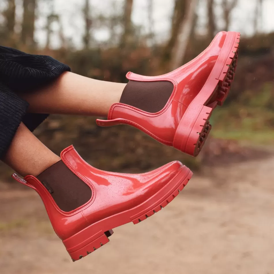 Flash Sale Méduse Bottines femme Japmod Grenat Meduse JapmodGrenat