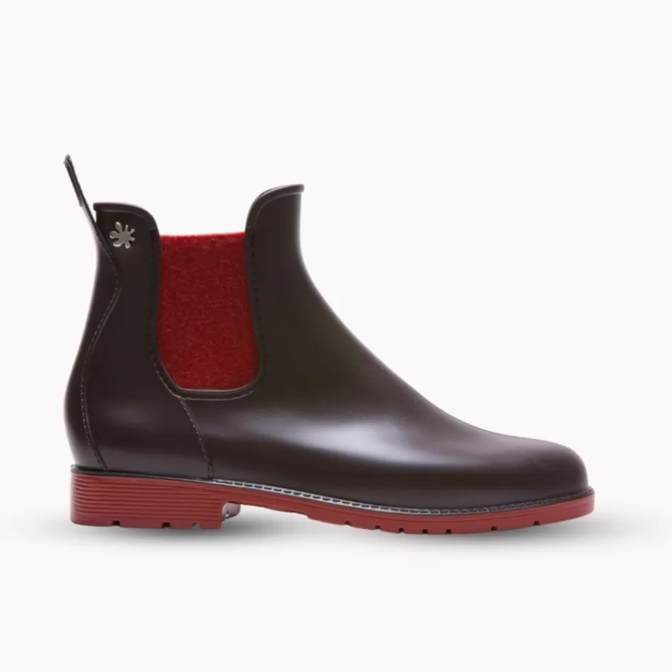 Cheap Méduse Bottines femme Jumpdrop Marron/Terracotta Meduse JumpdropMarron/Terracotta