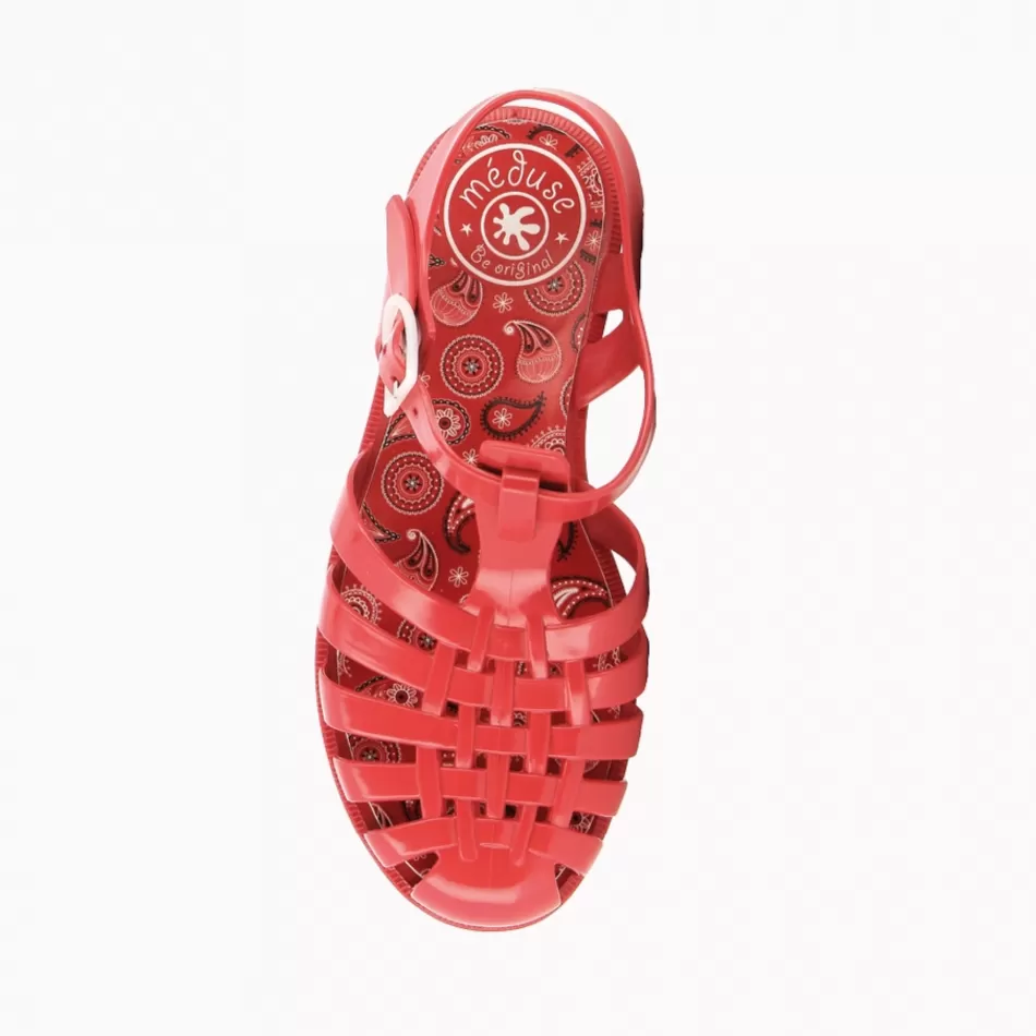Fashion Méduse Sandales femme Sundana Carmin Meduse SundanaCarmin